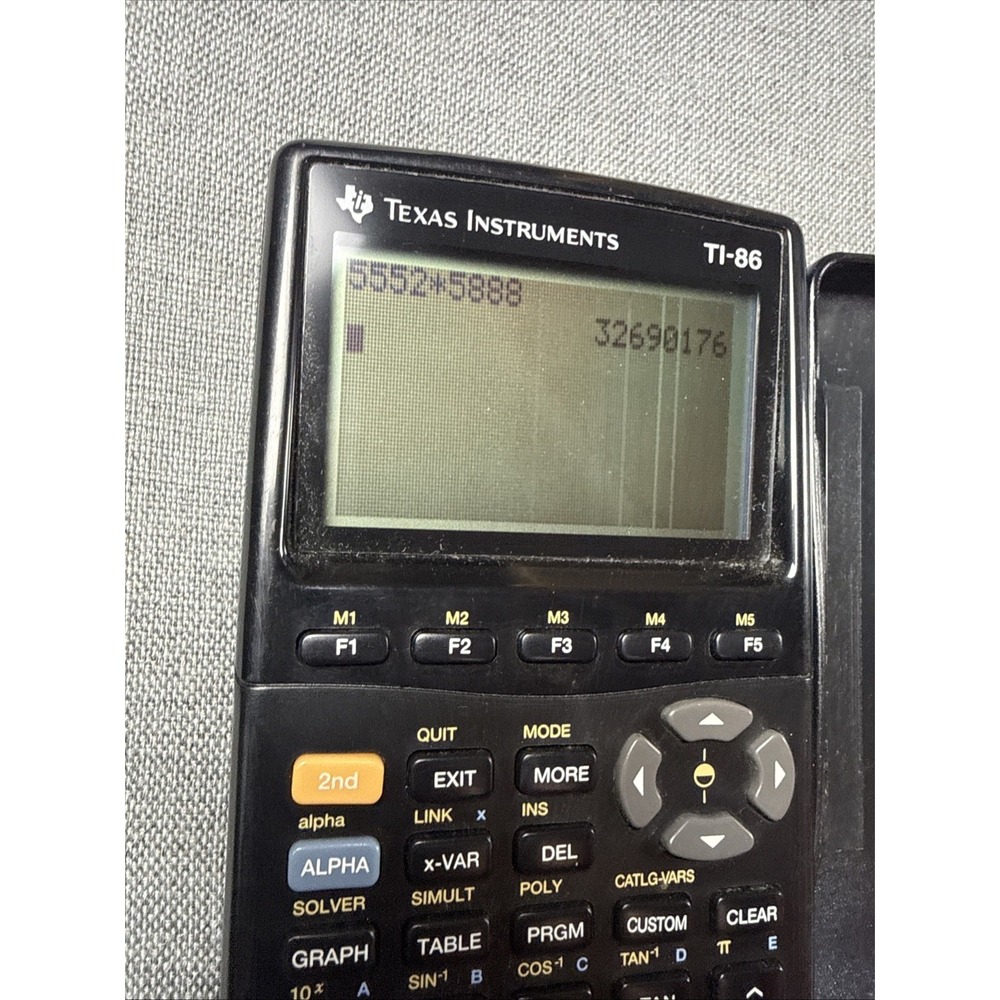 Texas Instruments TI-86 Graphing Calculator - Picture 2 of 7
